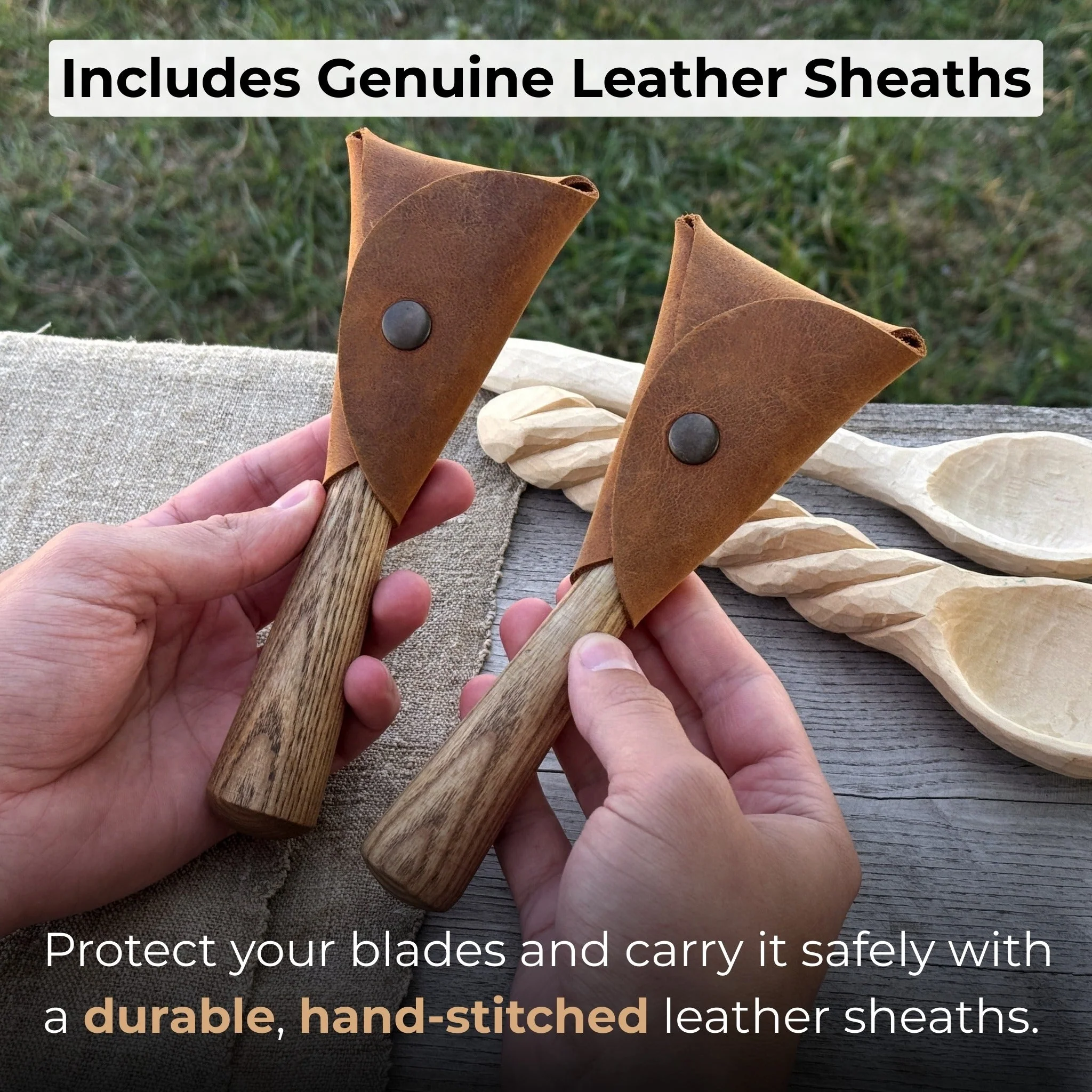 2-Piece Spoon Carving Knife Set - Image 5