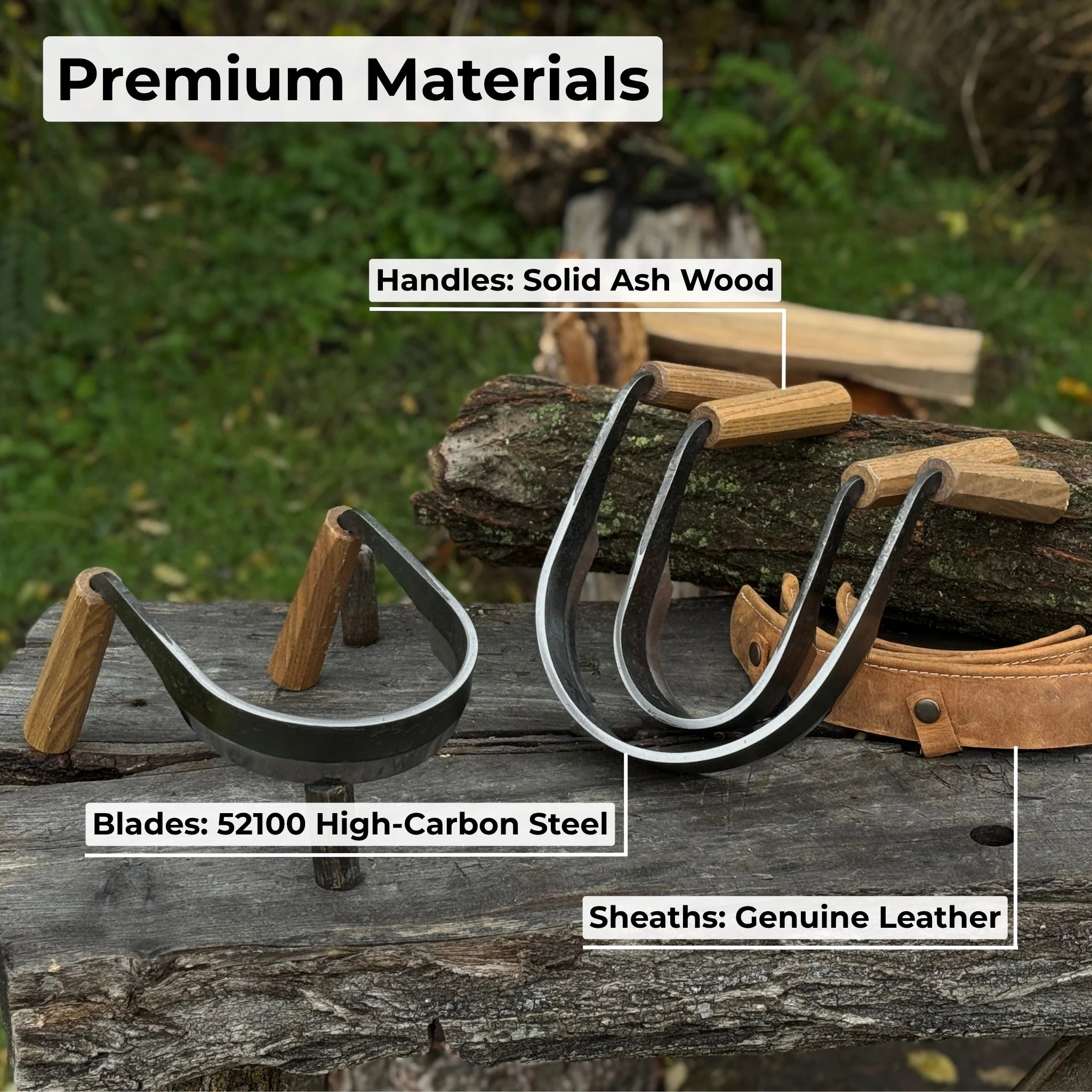 3-Piece Inshave (Half-Rounded Drawknife) Set - Image 6