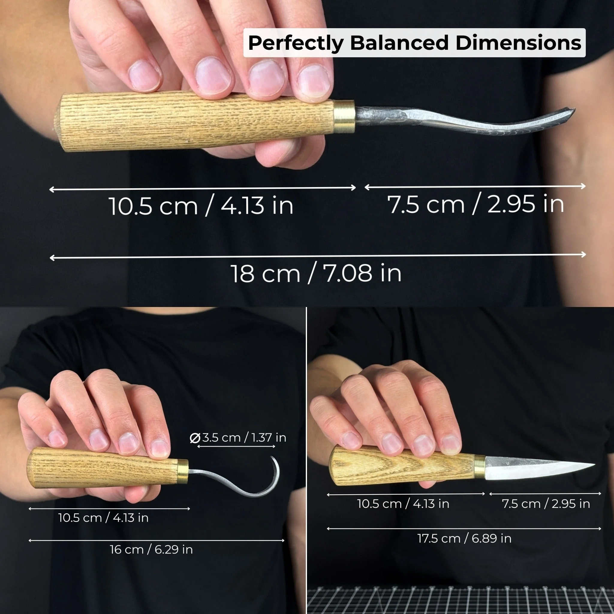 3-Piece Spoon Carving Tool Set with Sharpening Board - Image 6
