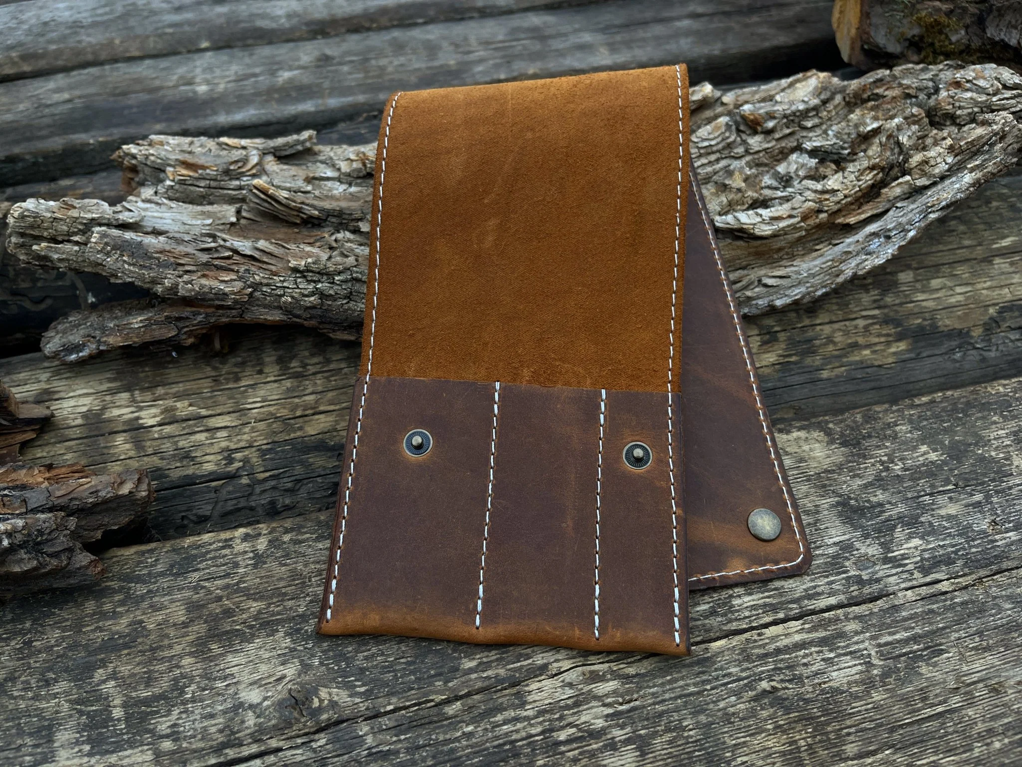 3 Pocket Leather Tool Case - Image 4