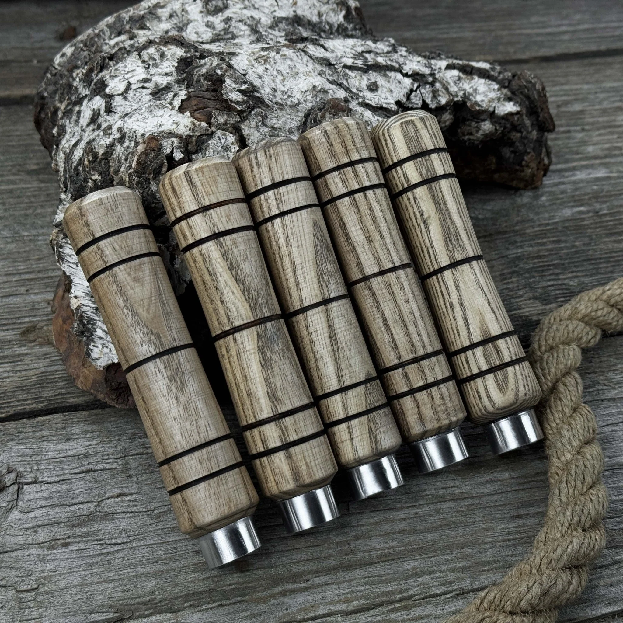 5-Piece Ash Wood Handle Set - Image 8