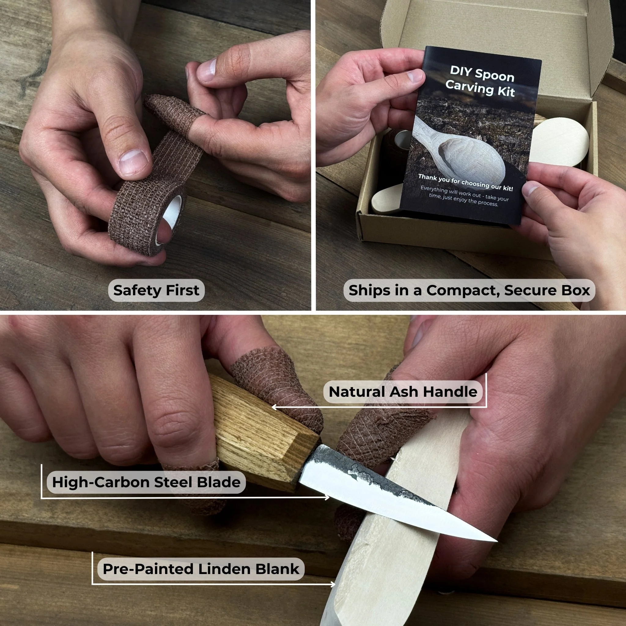 DIY Wood Carving Kit – Spoon Making Set for Beginners - Image 6