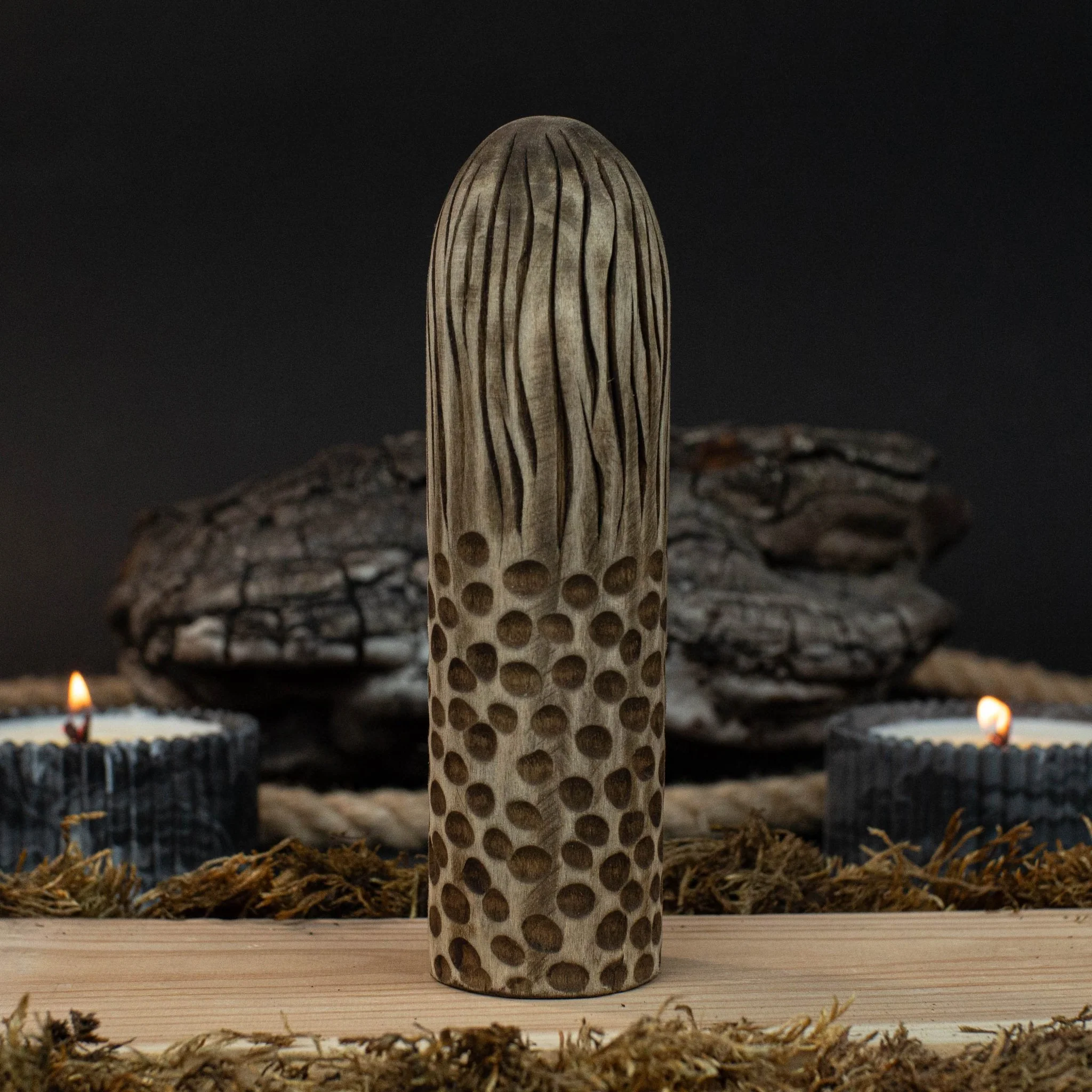 Eir Wooden Figurine – 14 cm (5.7 inch) Hand-Carved Norse Goddess of Healing - Image 3