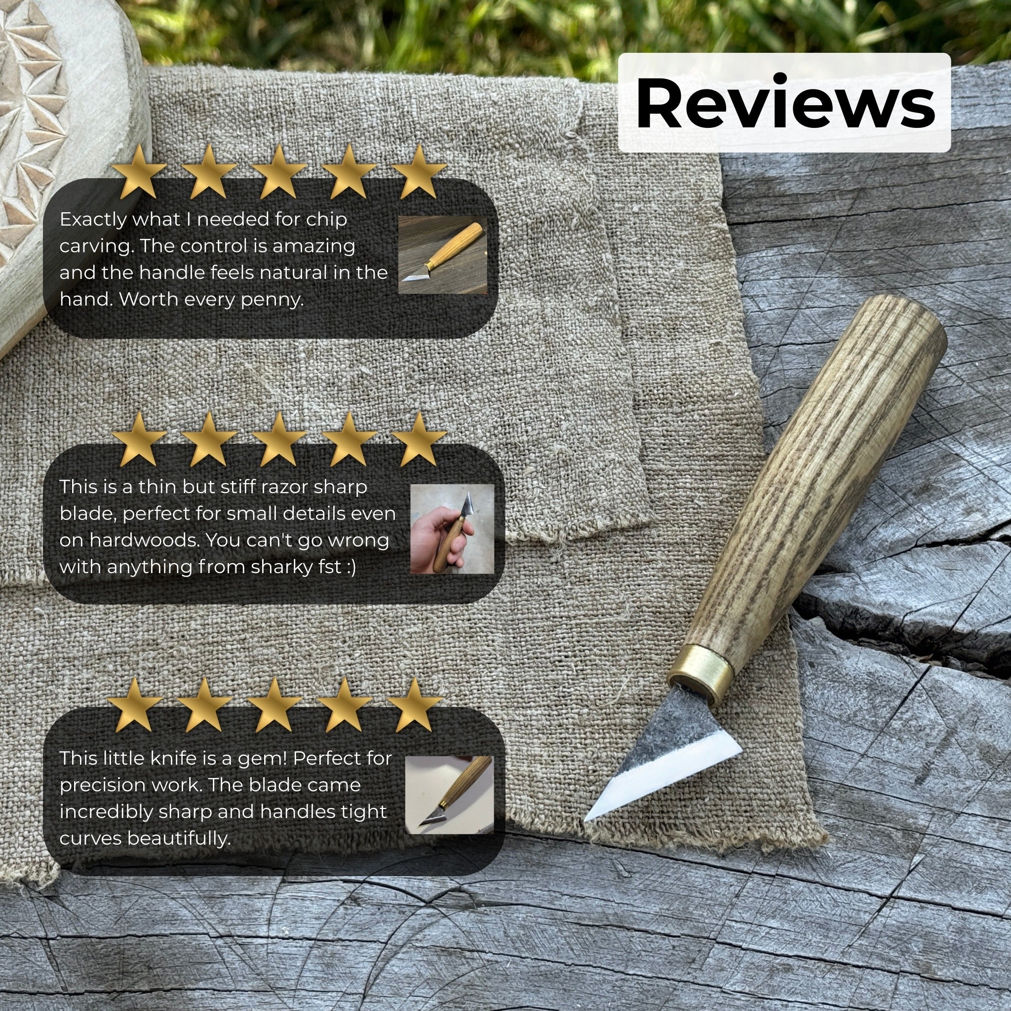 Chip Carving Knife, 3.5 cm (1.4 inches) - Image 10