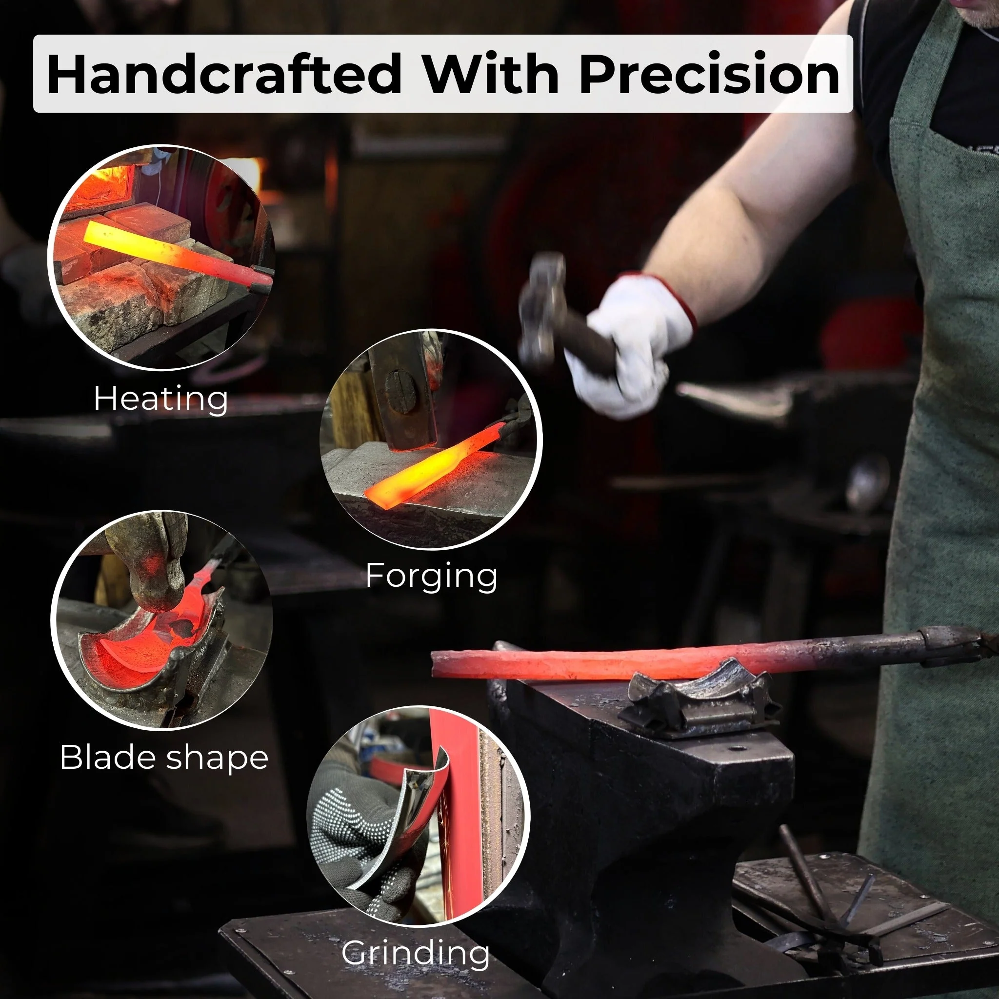 Long Bent (Curved) Gouge, 10 - 45 mm (0.4 - 1.8 inches) - Image 9