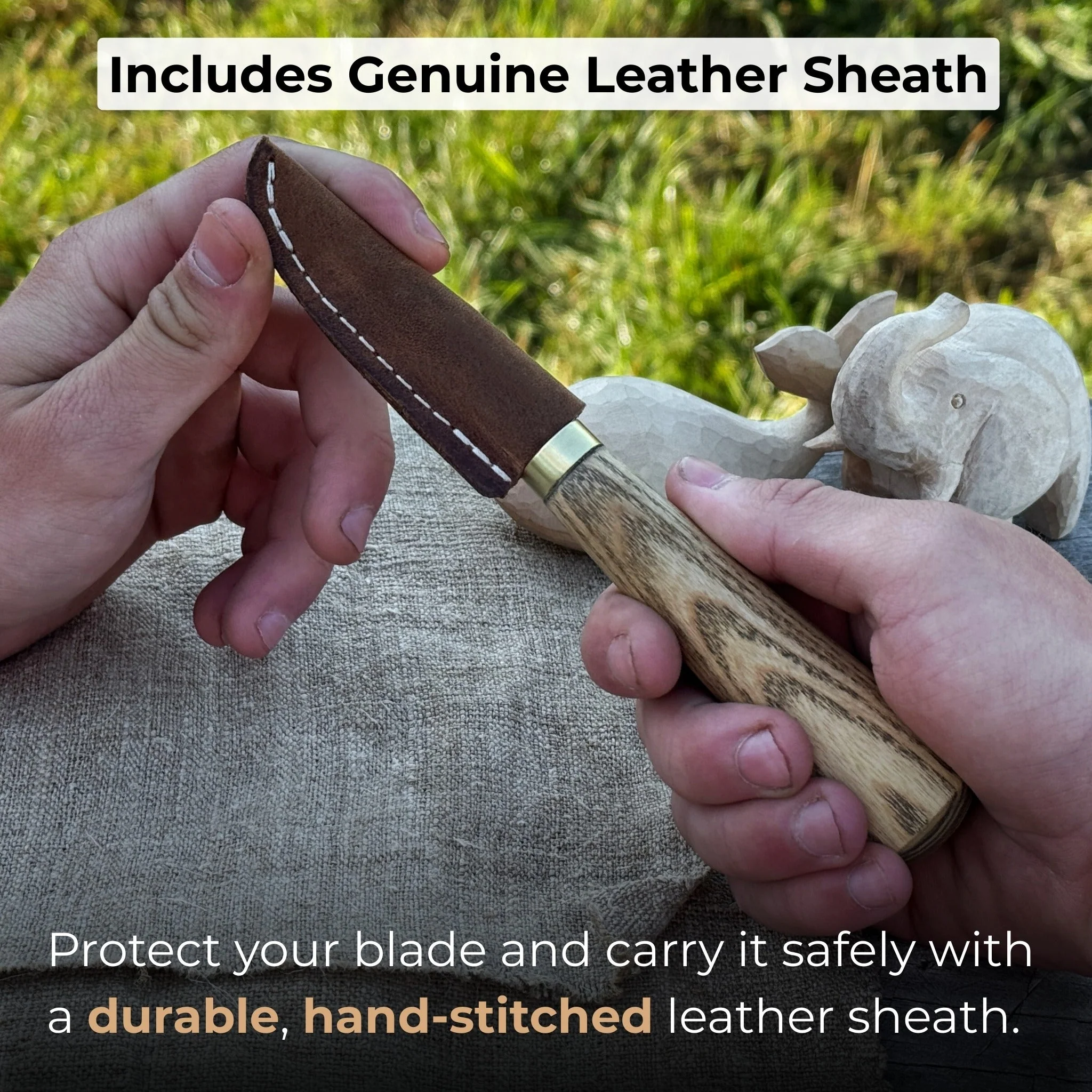 Whittling Sloyd Knife, 7.5 cm (2.95 inches) - Image 4