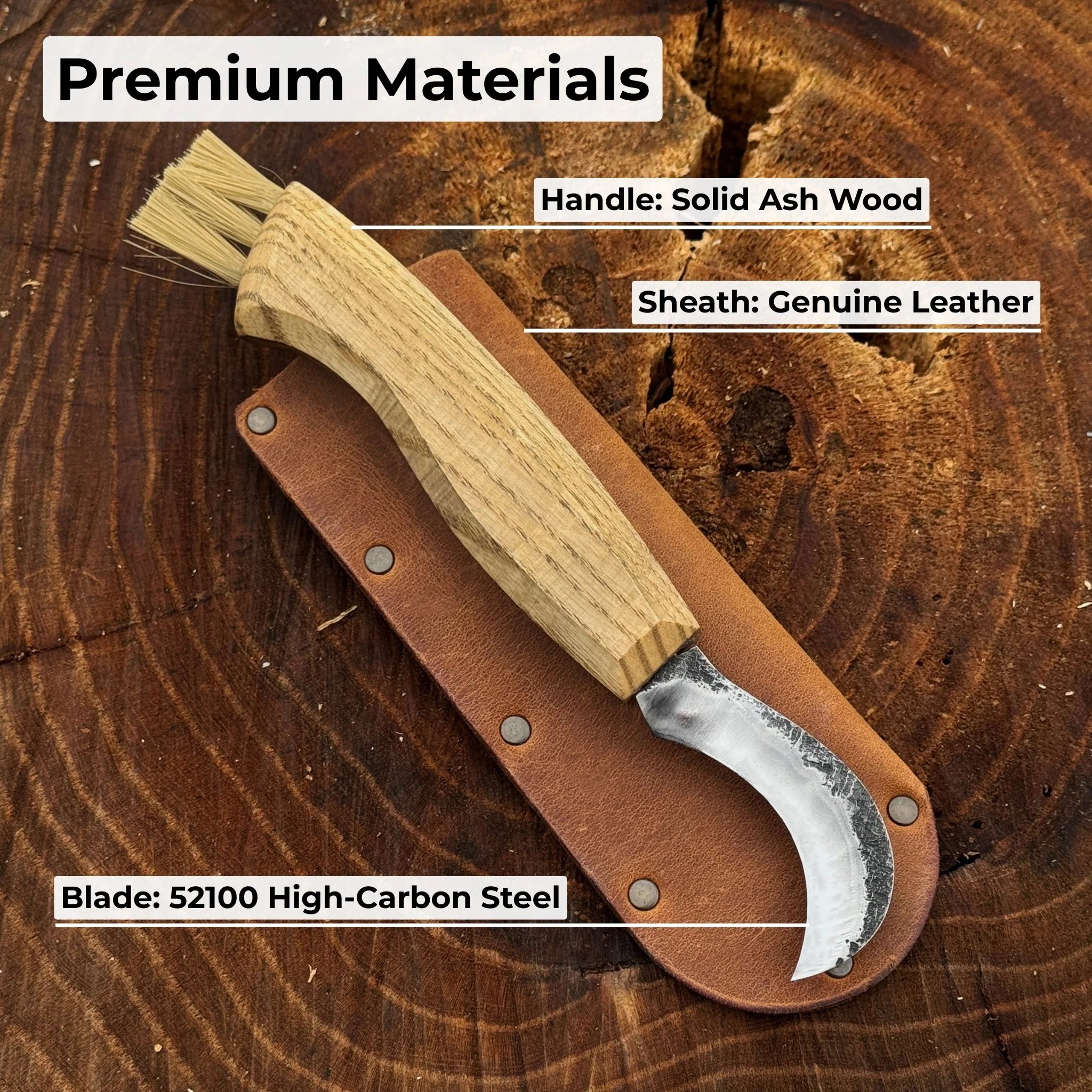 Mushroom Knife for Forest Walks, 6 cm (2.36 inches) - Image 6