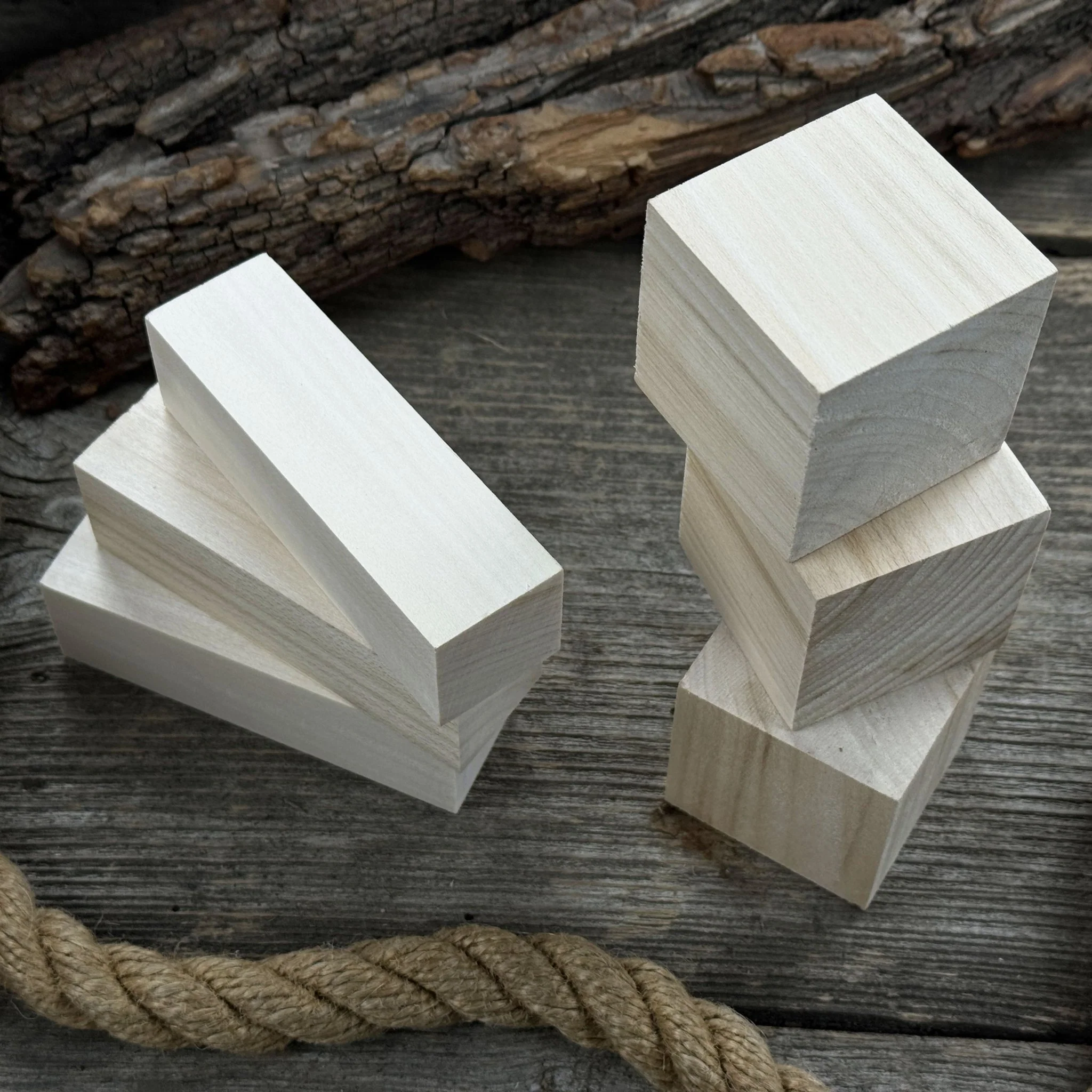 Set of 16 Linden Wood Carving Blanks - Image 3