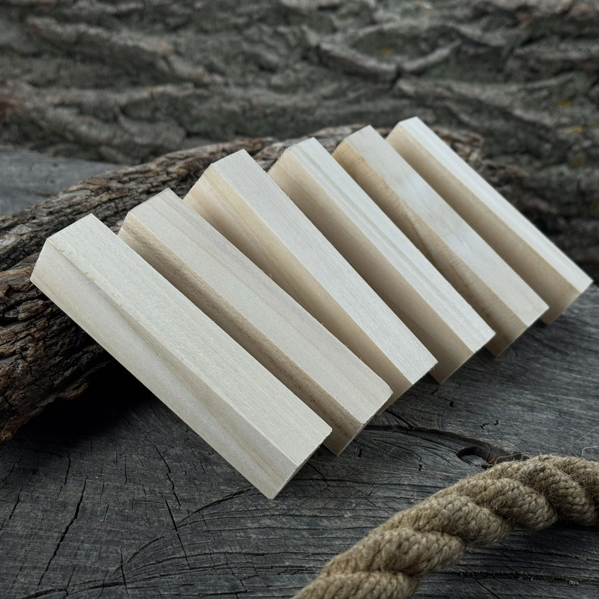Set of 6 Linden Wood Carving Blanks, 10 x 2 x 2 cm (3.94 x 0.79 x 0.79 in) - Image 8