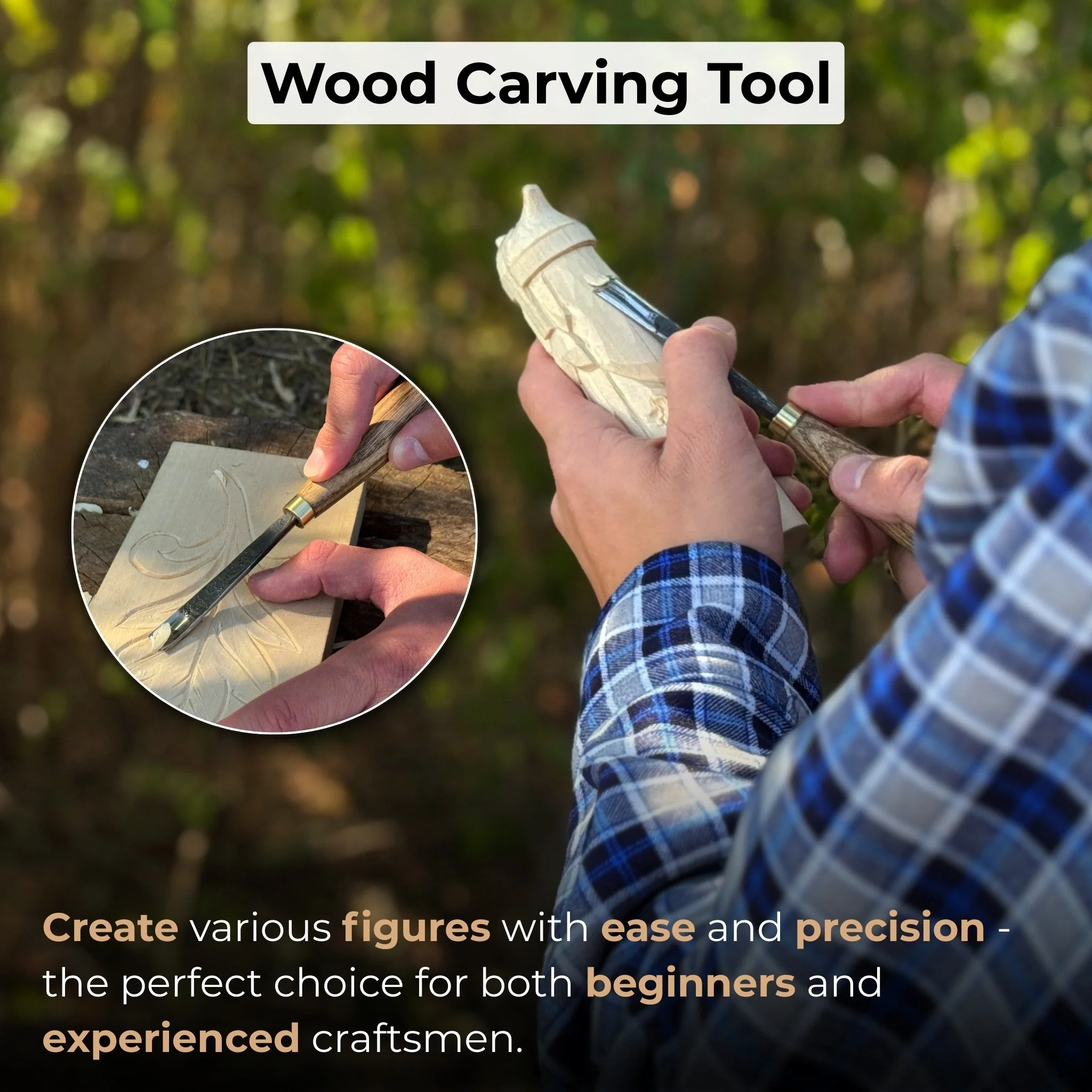 Straight Carving Gouge – 12 mm (0.47 inches) - Image 7
