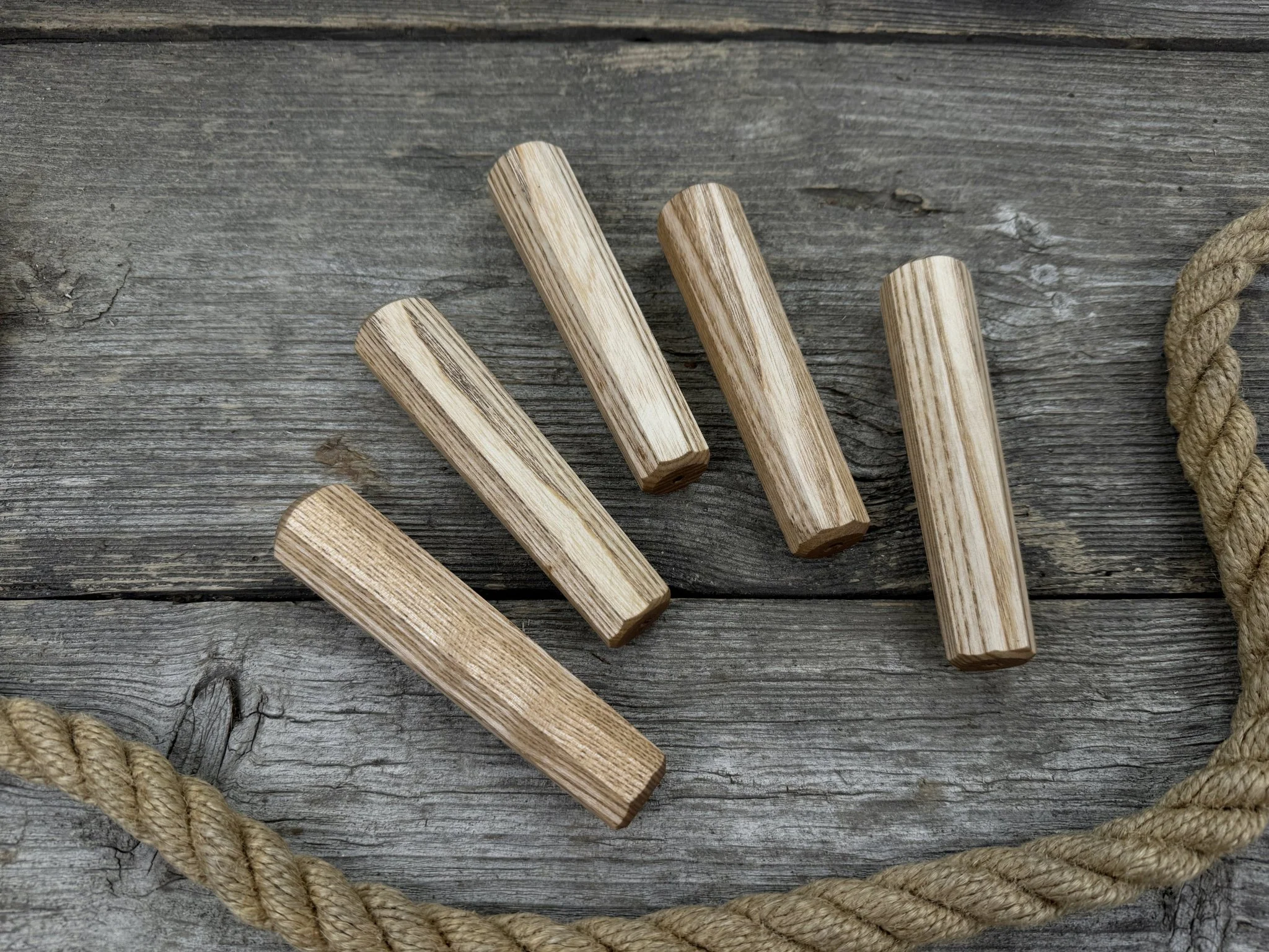 Universal Wooden Handles (Set of 5), 12.5 cm (4.92 in) - Image 3