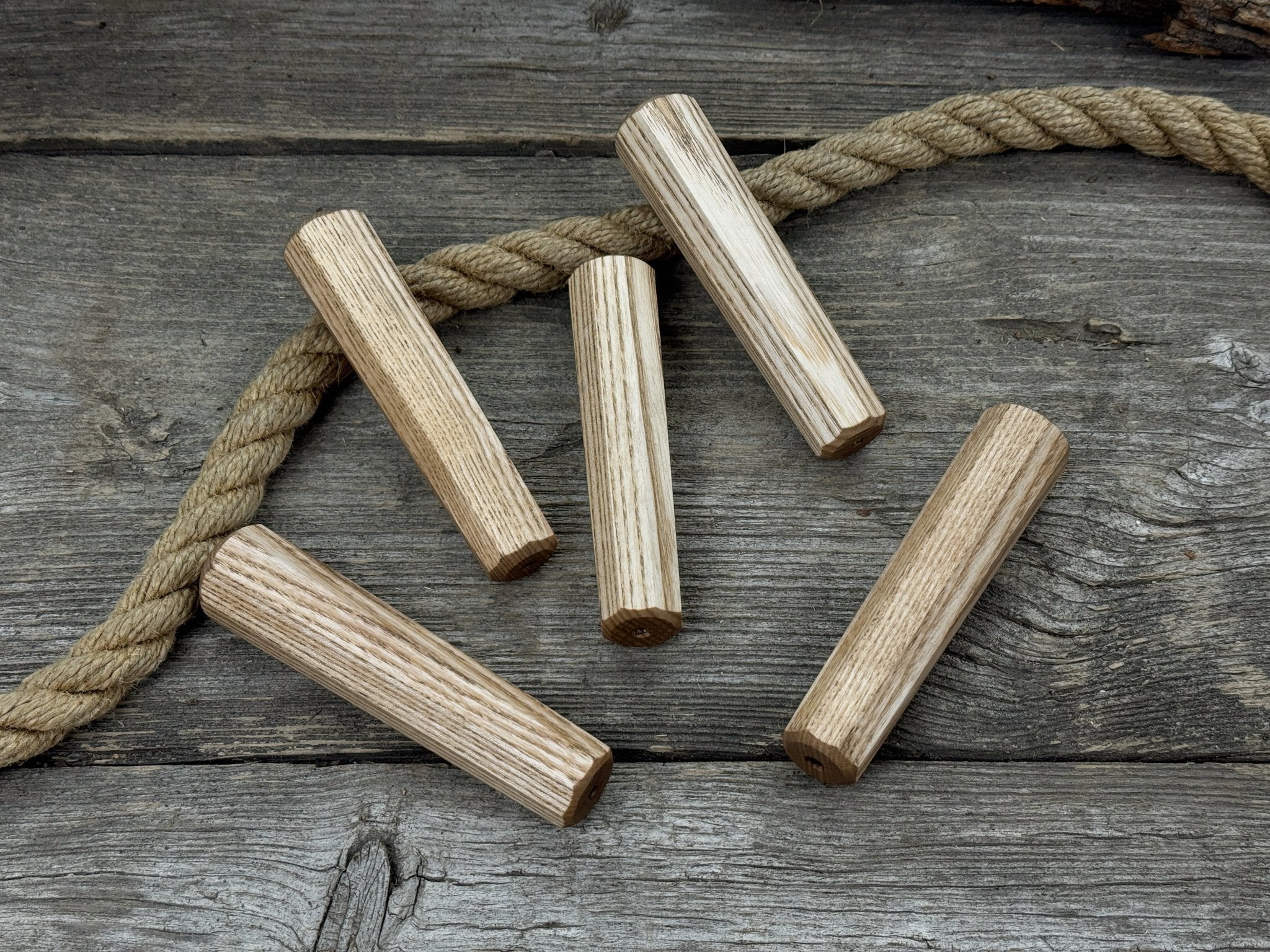 Universal Wooden Handles (Set of 5), 12.5 cm (4.92 in) - Image 4